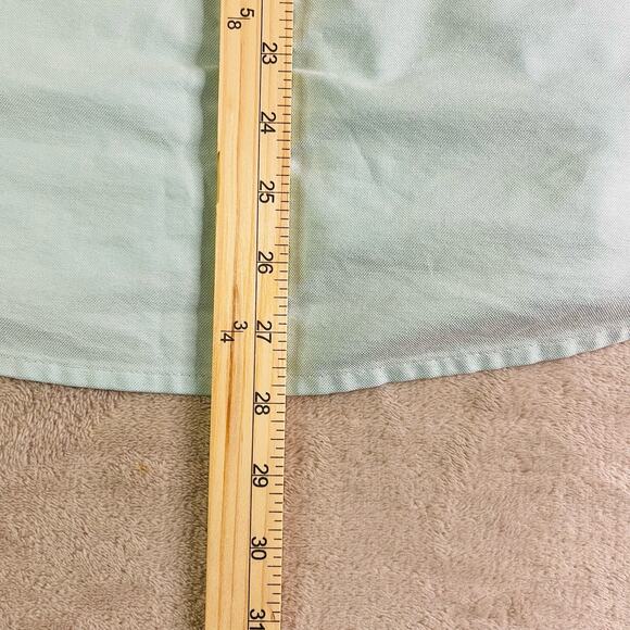 LL Bean Shirt Mens Large Seafoam Green Long Sleeve Collared Button Up‎ Pocket - Picture 8 of 9
